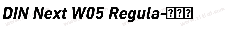 DIN Next W05 Regula字体转换 DIN Next W05 Regula字体转换